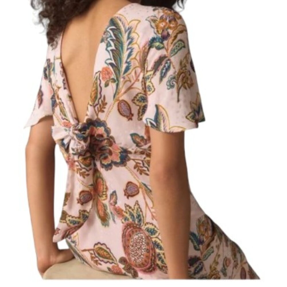 ANTHROPOLOGIE FLORAL MAXI DRESS